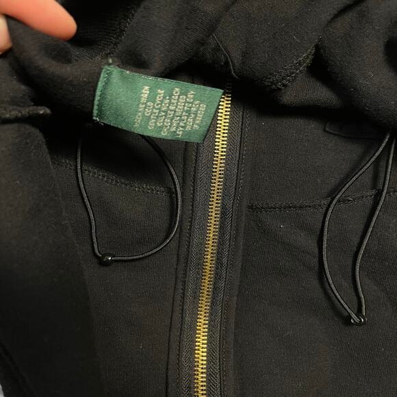 Lauren Ralph Lauren Full Zip Sweater Womens Large Gold Snaps Jacket Cardigan - Picture 5 of 8